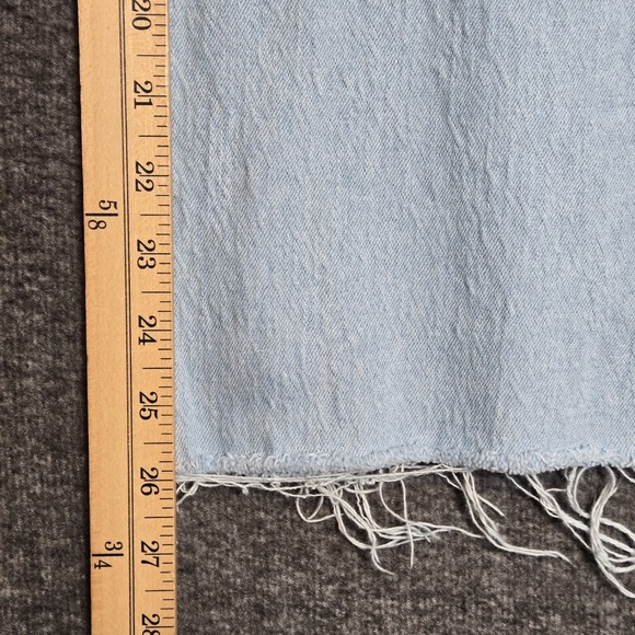 Madewell The Curvy Perfect Vintage Wide Leg‎ Jeans 30 Light Blue Wash 30 x 26 - Picture 10 of 12